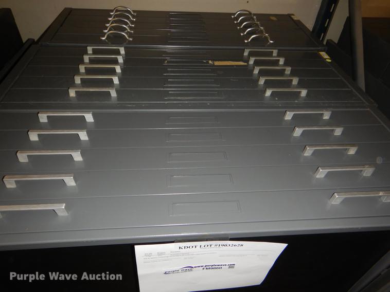 image for item FM9860 (3) five drawer plan file cabinets