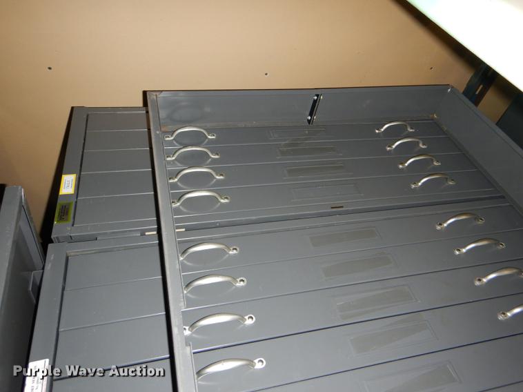 image for item FM9862 (3) five drawer plan file cabinets