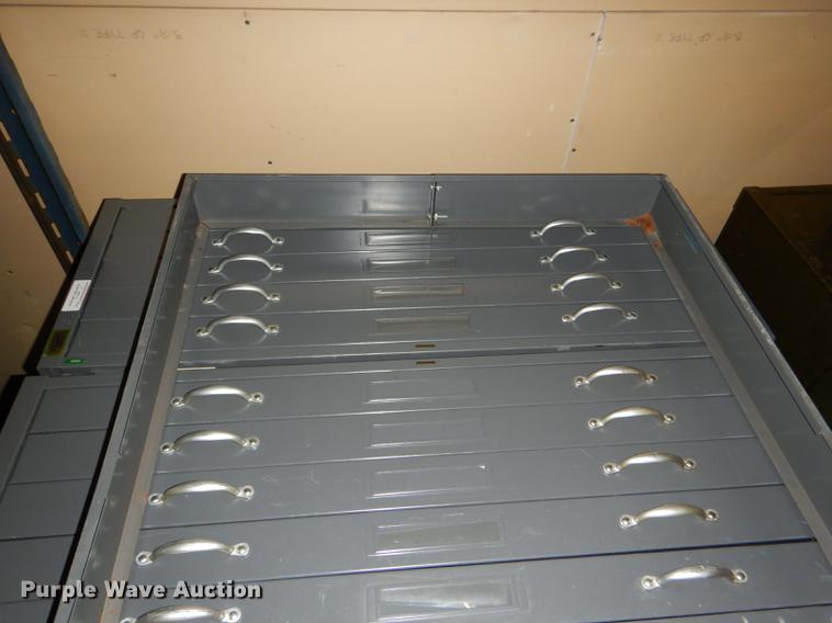 image for item FM9863 (3) five drawer plan file cabinets