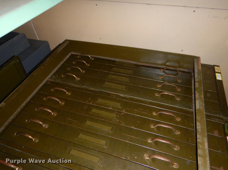 image for item FM9864 (3) five drawer plan file cabinets