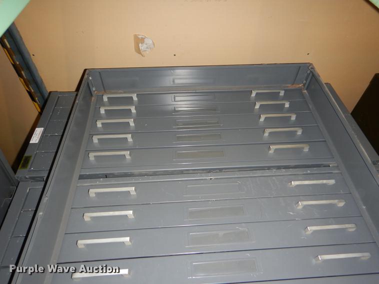 image for item FM9865 (3) five drawer plan file cabinets