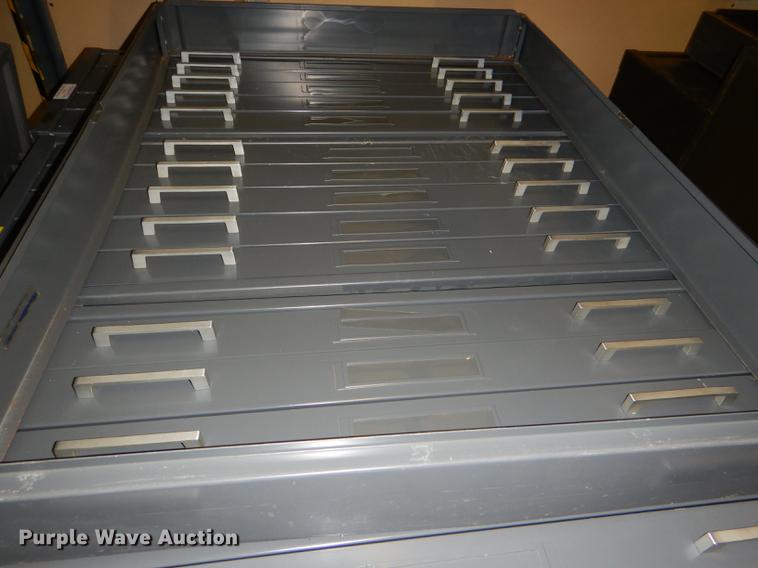 image for item FM9865 (3) five drawer plan file cabinets