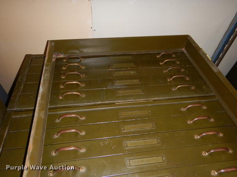 image for item FM9866 (3) five drawer plan file cabinets