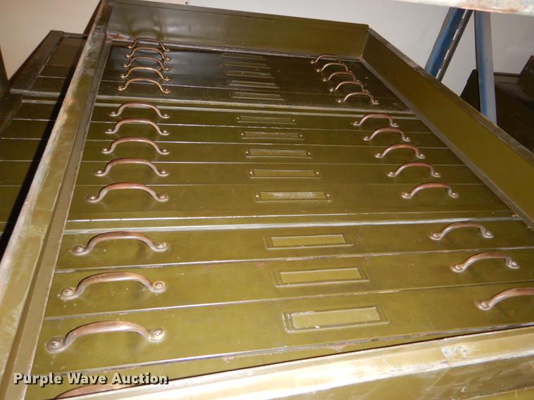 image for item FM9866 (3) five drawer plan file cabinets