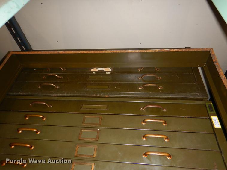 image for item FM9867 (3) five drawer plan file cabinets