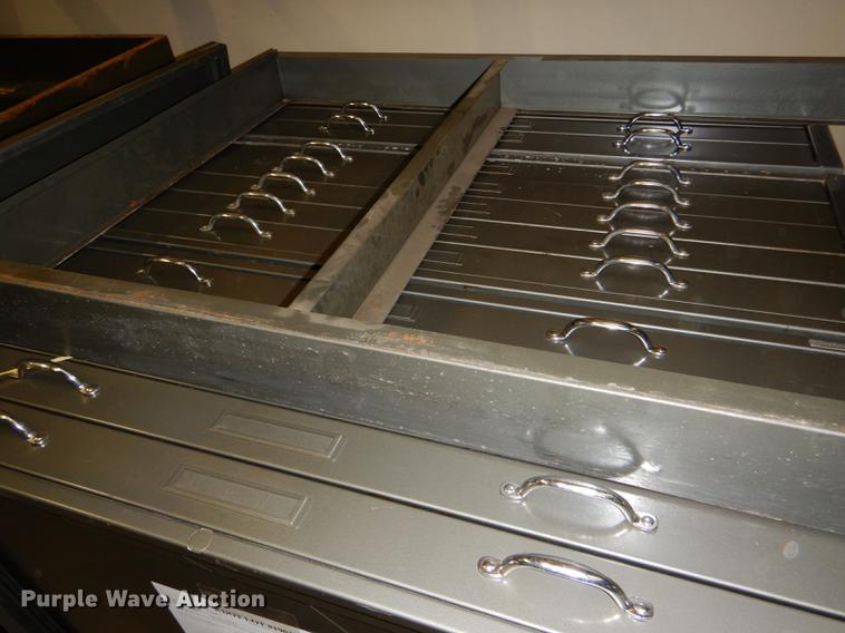 image for item FM9868 (3) five drawer plan file cabinets