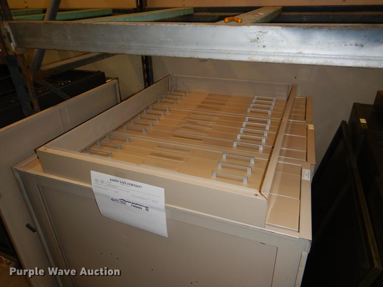 image for item FM9869 (3) five drawer plan file cabinets