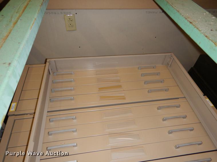 image for item FM9869 (3) five drawer plan file cabinets