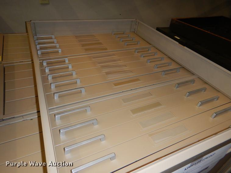 image for item FM9869 (3) five drawer plan file cabinets