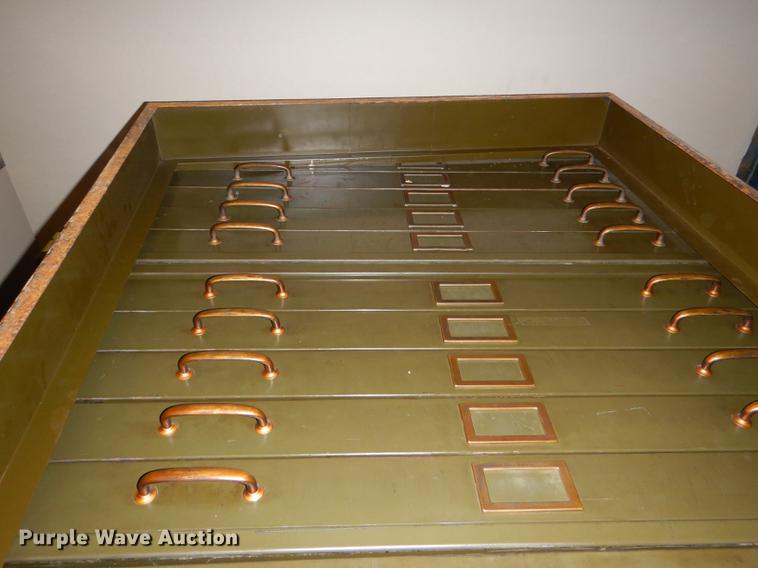 image for item FM9870 (3) five drawer plan file cabinets