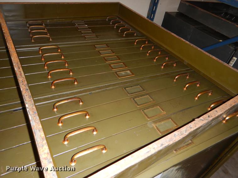 image for item FM9870 (3) five drawer plan file cabinets