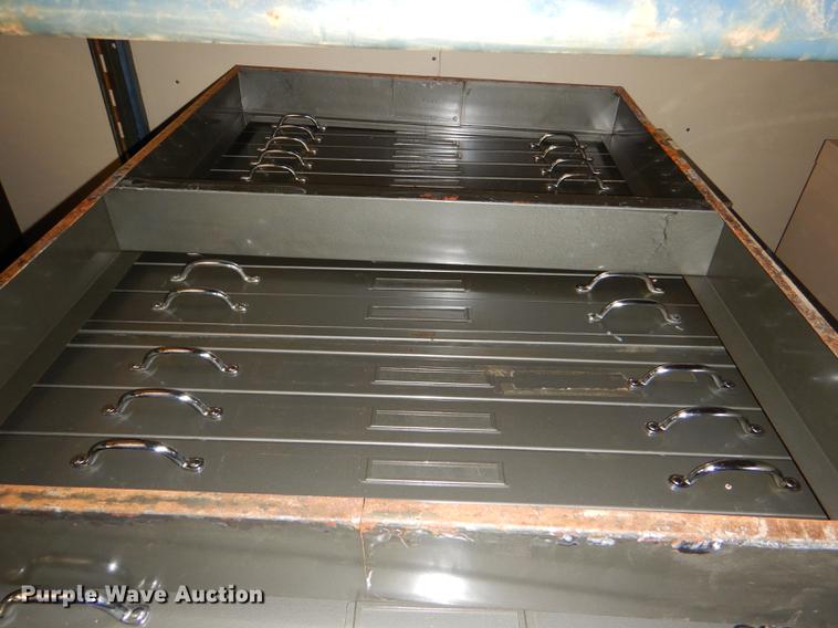 image for item FM9871 (3) five drawer plan file cabinets