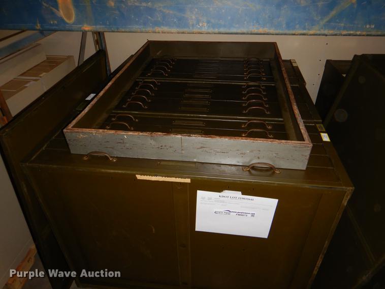 image for item FM9873 (3) five drawer plan file cabinets