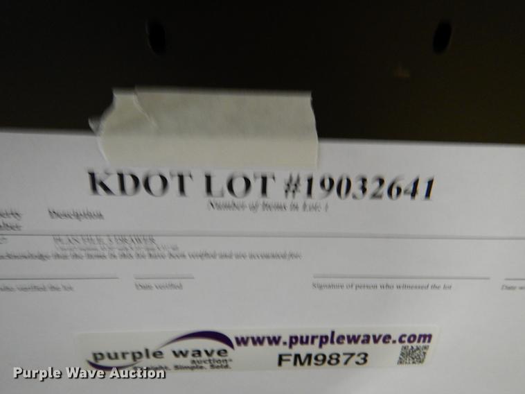 image for item FM9873 (3) five drawer plan file cabinets