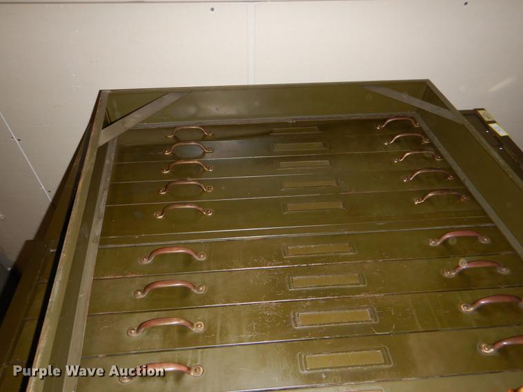 image for item FM9877 (3) five drawer plan file cabinets