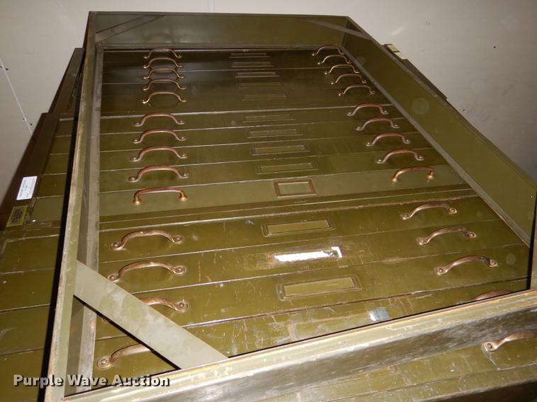 image for item FM9877 (3) five drawer plan file cabinets