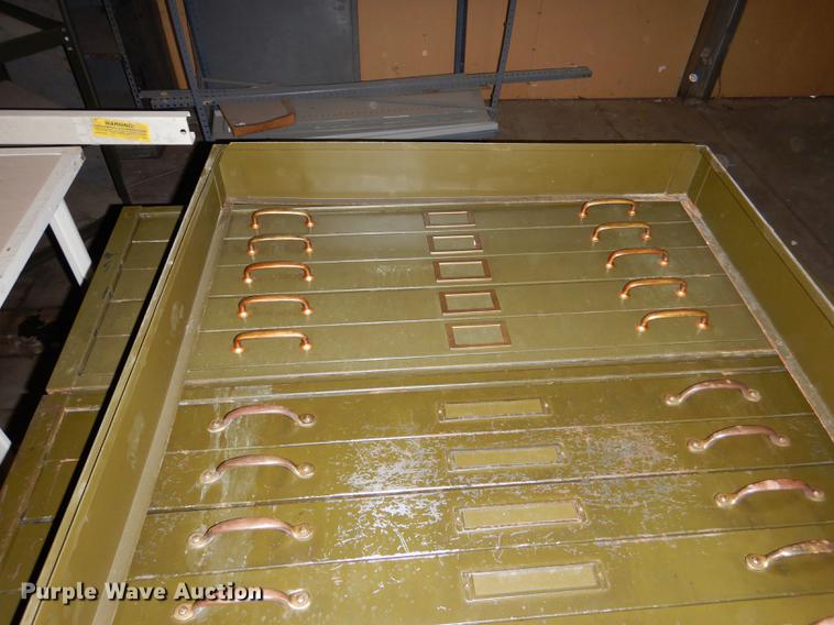 image for item FM9885 (3) five drawer plan file cabinets