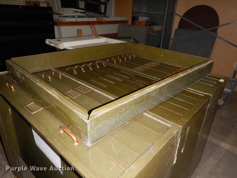 image for item FM9885 (3) five drawer plan file cabinets