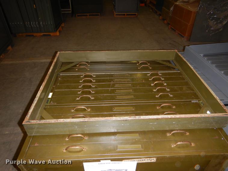 image for item FM9887 (3) five drawer plan file cabinets