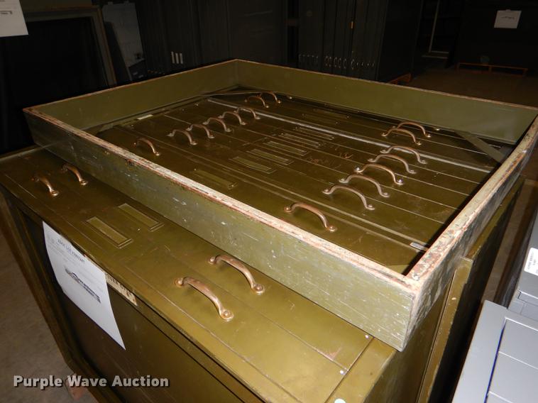 image for item FM9887 (3) five drawer plan file cabinets