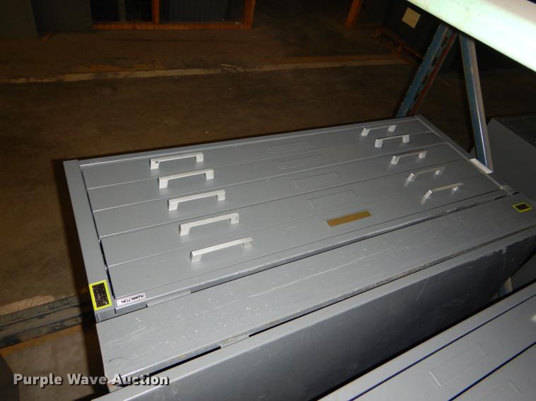image for item FM9890 (2) five drawer plan file cabinets