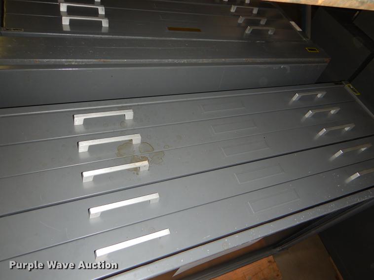 image for item FM9890 (2) five drawer plan file cabinets