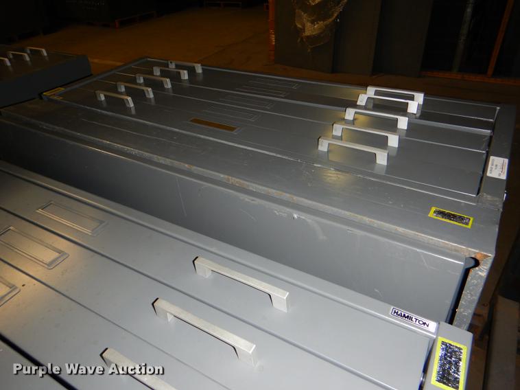 image for item FM9890 (2) five drawer plan file cabinets