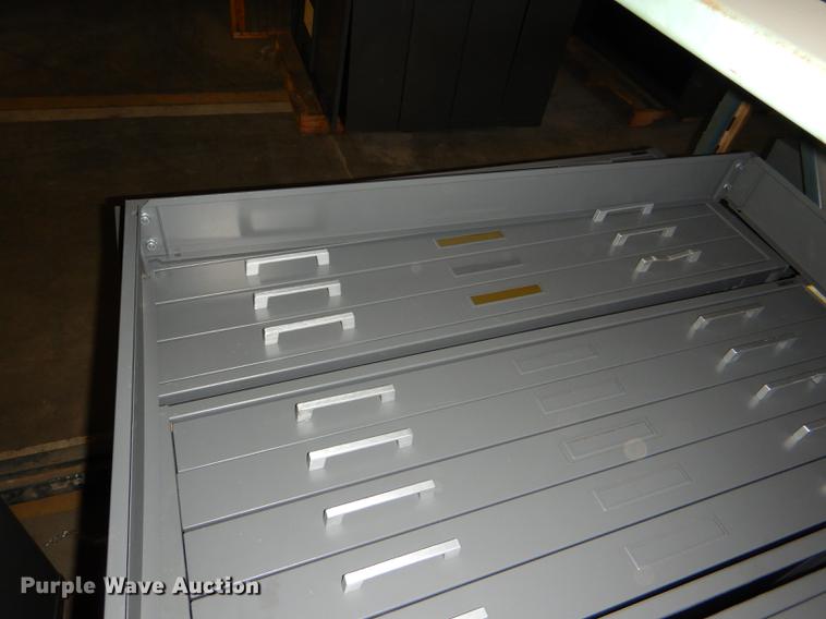image for item FM9892 (3) five drawer plan file cabinets