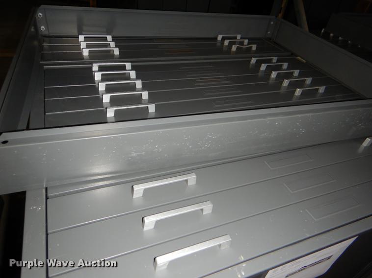 image for item FM9892 (3) five drawer plan file cabinets