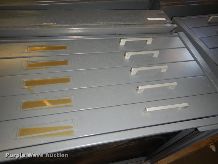 image for item FM9897 (4) five drawer plan file cabinets