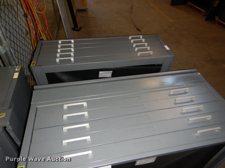 image for item FM9898 (4) five drawer plan file cabinets