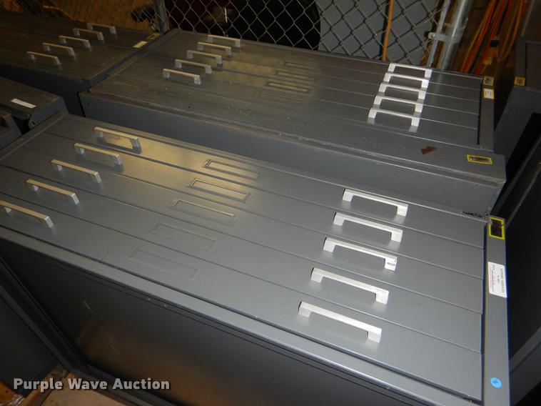 image for item FM9898 (4) five drawer plan file cabinets