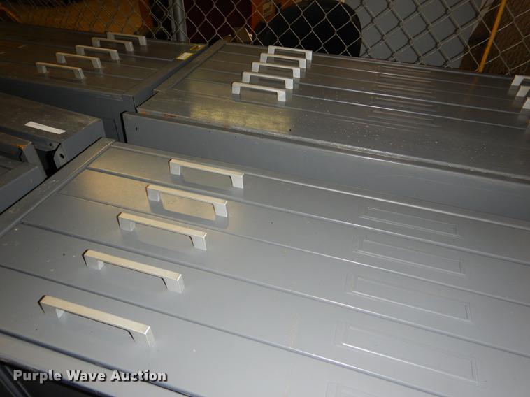 image for item FM9898 (4) five drawer plan file cabinets