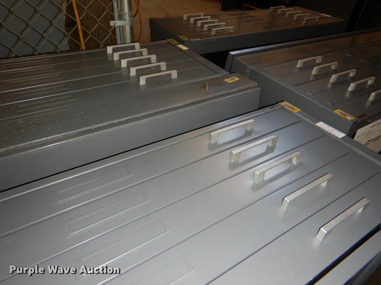 image for item FM9898 (4) five drawer plan file cabinets