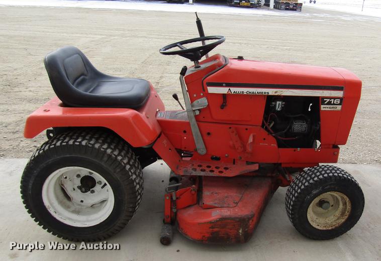 image for item DB6813 Allis Chalmers 716 Hydro lawn mower