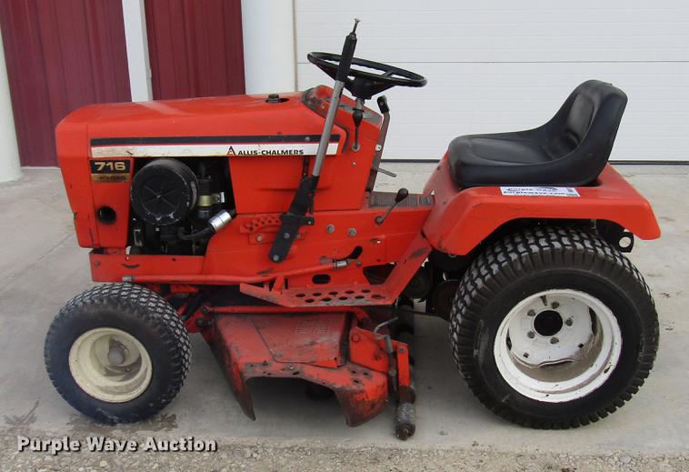 image for item DB6813 Allis Chalmers 716 Hydro lawn mower