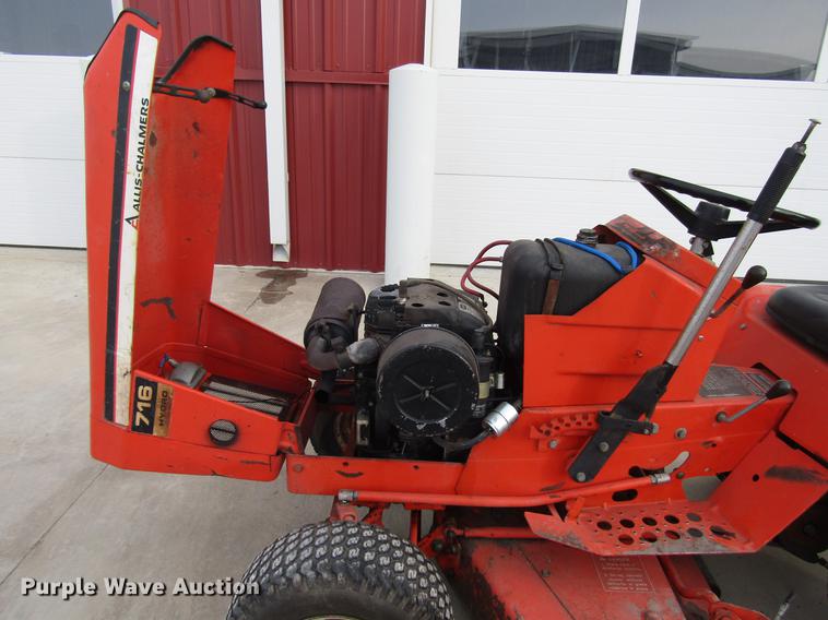 image for item DB6813 Allis Chalmers 716 Hydro lawn mower