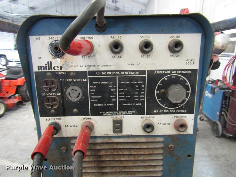 image for item DB6814 Miller welder/generator