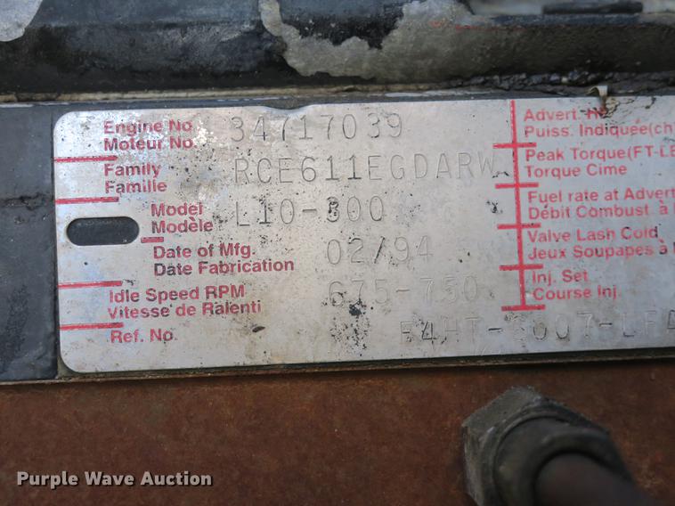 image for item DB8883 1994 Ford L9000 truck cab and chassis