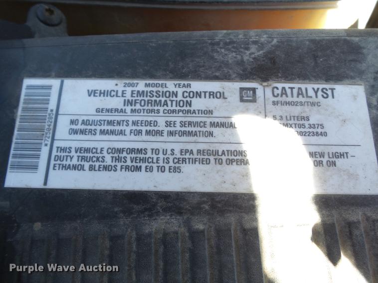 image for item DD2330 2007 Chevrolet Silverado 1500 pickup truck