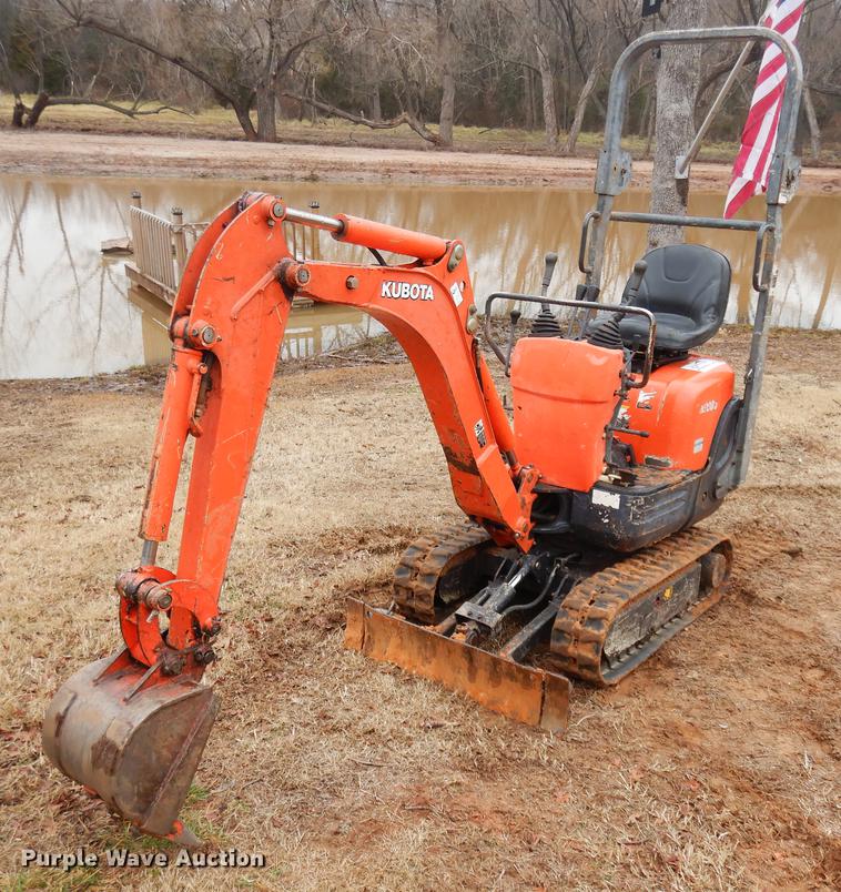 Kubota K0083 mini excavator in Choctaw, OK Item DD3644 sold Purple