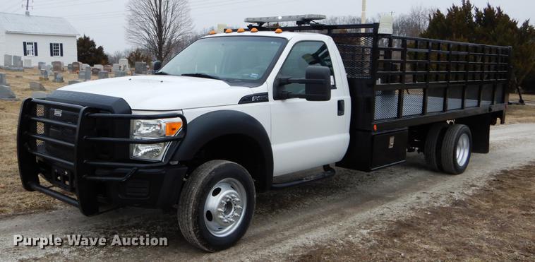image for item DE6038 2012 Ford F450 Super Duty XL flatbed truck
