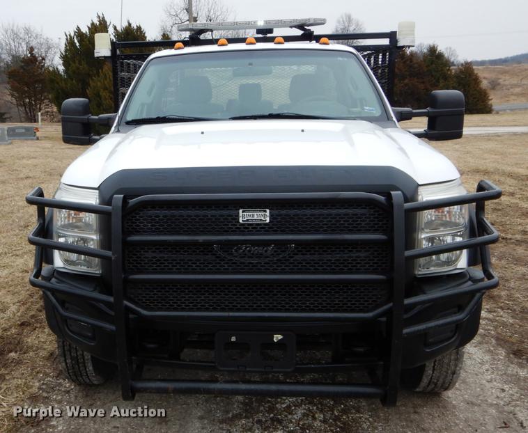 image for item DE6038 2012 Ford F450 Super Duty XL flatbed truck