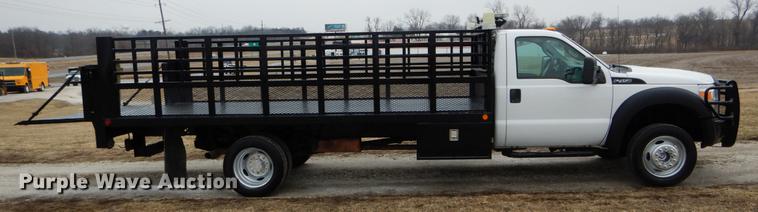 image for item DE6038 2012 Ford F450 Super Duty XL flatbed truck