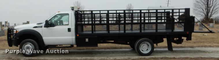 image for item DE6038 2012 Ford F450 Super Duty XL flatbed truck