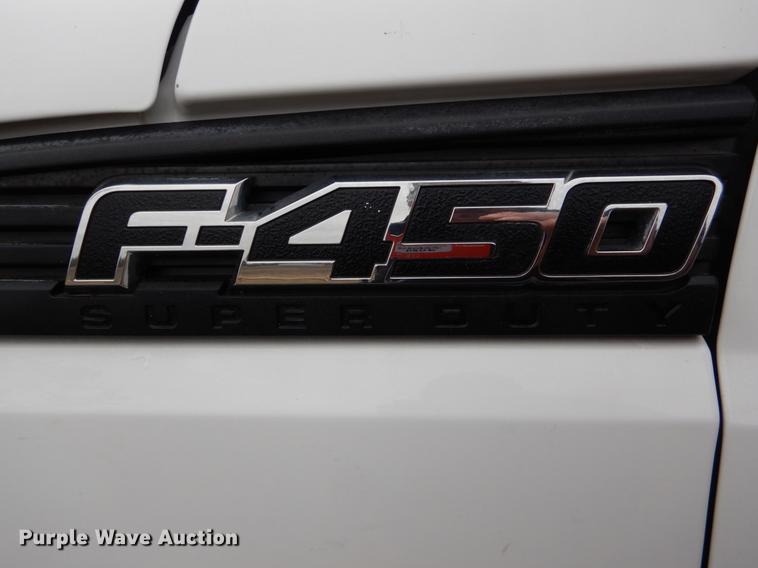 image for item DE6038 2012 Ford F450 Super Duty XL flatbed truck