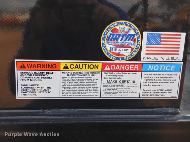 image for item DF2536 2016 Lamar tank trailer