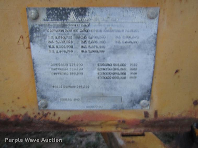 image for item DF2546 Allis Chalmers DD motor grader