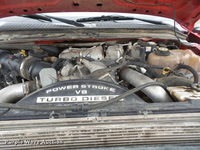 image for item DF7667 2008 Ford F350 Super Duty Crew Cab pickup truck chassis