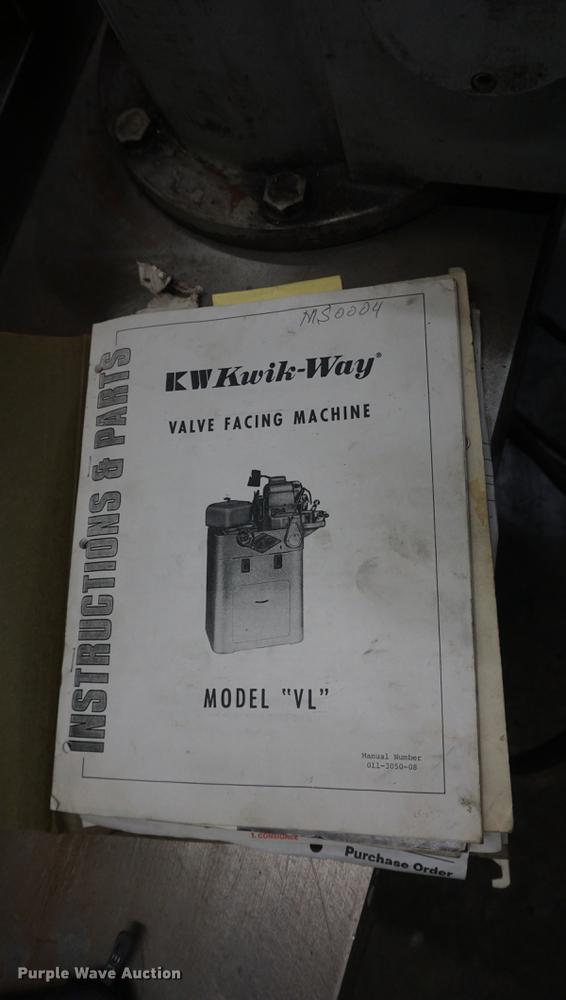 image for item DI9358 Kwik-way VL valve facing machine